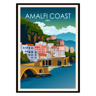 Amalfi Coast Italy Poster