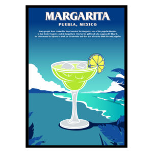 Margarita Mexico Cocktail Poster
