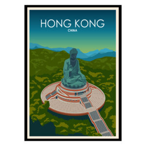 Hong Kong China Poster