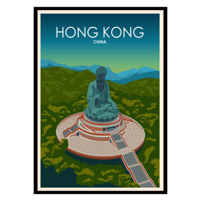 Hong Kong China Poster