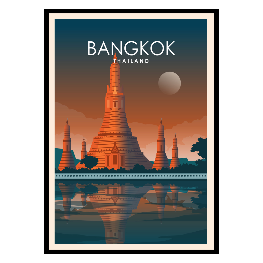 Bangkok Thailand Poster Prints & Art at | Posters Buy