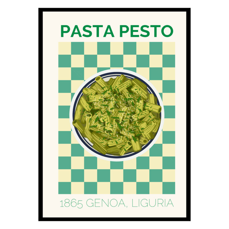 Pasta Pesto Italy Poster | Buy Posters & Art Prints at Posternature.com