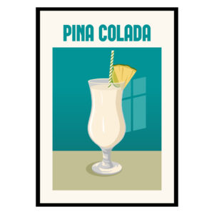 Pina Colada Puerto Rico Poster