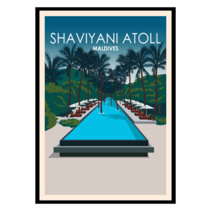 Shaviyani Atoll Maldives Poster