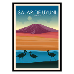 Salar De Uyuni Bolivia Poster