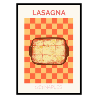 Lasagna Pasta Food Poster