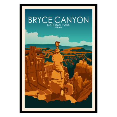 Bryce Canyon National Park USA Poster