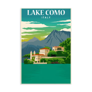 Lake Como Postcard