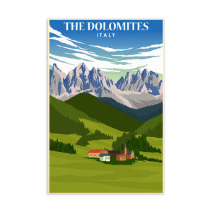 The Dolomites Postcard