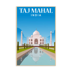 Taj Mahal Postcard