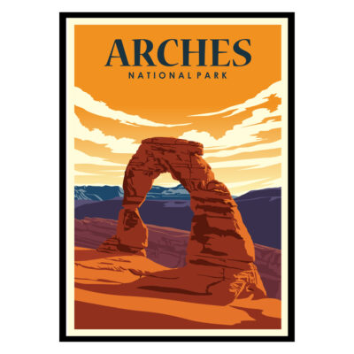 Arches National Park USA Poster