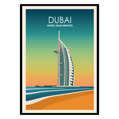 Dubai Burj Al Arab Poster