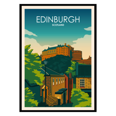 Edinburgh Scotland Poster