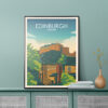Edinburgh Scotland Poster - Image 2