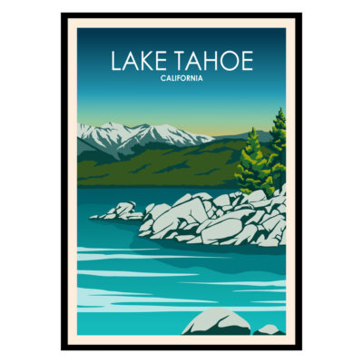 Lake Tahoe USA Poster