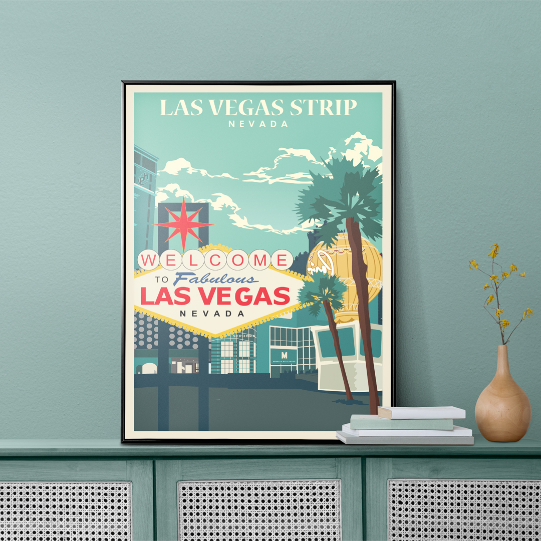 Las Vegas Framed Poster - The Strip