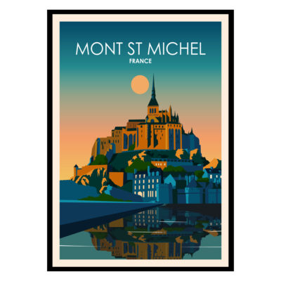 Mont St Michel France Poster