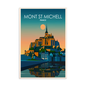 Mont St Michel Postcard