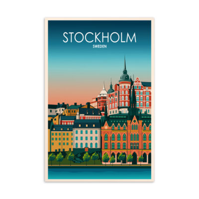 Stockholm Sweden Postcard