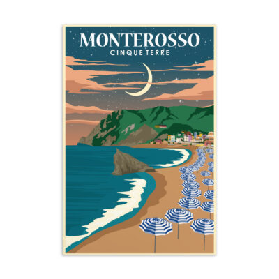 Monterosso al Mare by Night Postcard