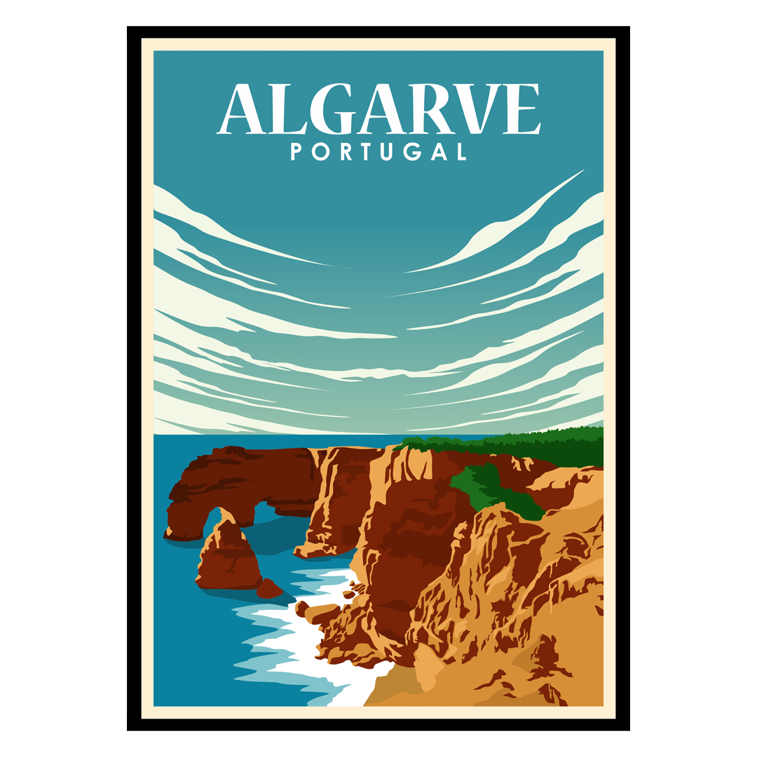 Travel Posters - Algarve Portugal Poster for Sale by Kendall188