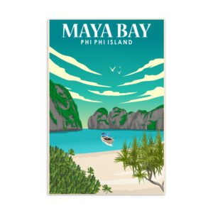 Maya Bay Thailand Postcard