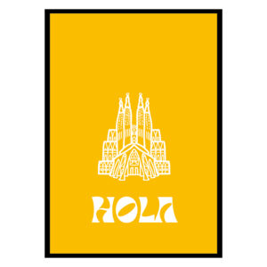 Hola Spanish Poster