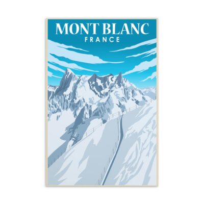 Mont Blanc Postcard