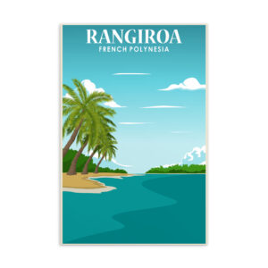 Rangiroia French Polynesia Postcard