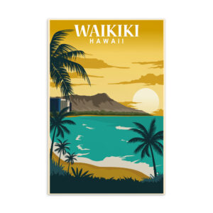 Waikiki Hawaii Postcard