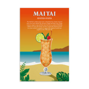 Mai Tai Postcard
