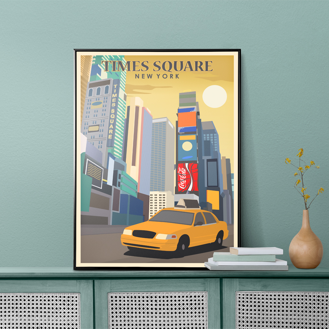 Poster/Wrap: New York Times Square – Museum of the City of New York, poster  new york 