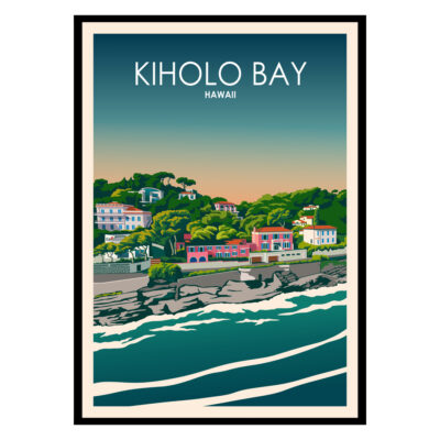 Kiholo Bay Hawaii Poster