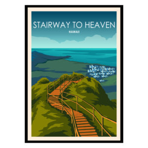 Stairway to Heaven Hawaii Poster