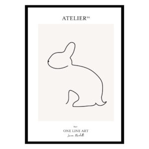 One Line Art No 07 Poster