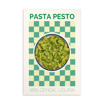 Pasta Pesto Italy Postcard