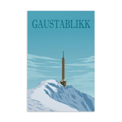 Gaustatoppen Gaustablikk Postcard