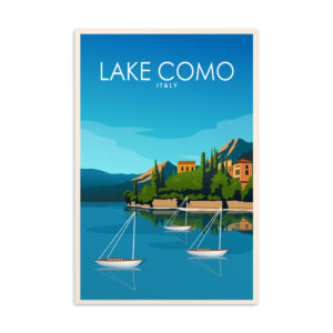 Lake Como Italy Postcard