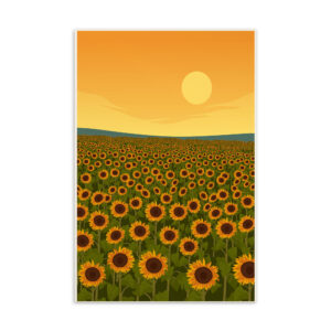 Sunflower Postcard