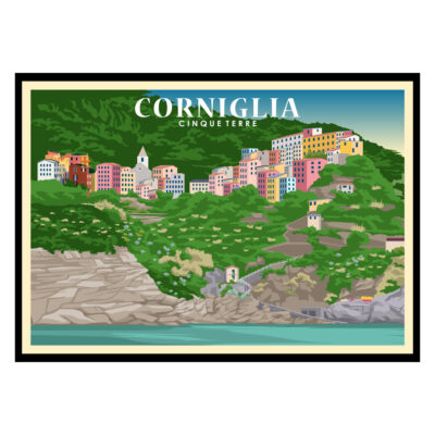 Corniglia No2 Cinque Terre Poster