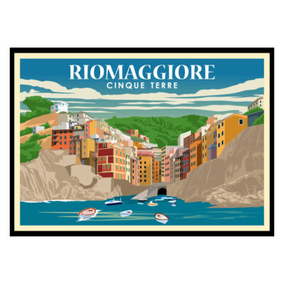 Riomaggiore No2 Cinque Terre Poster