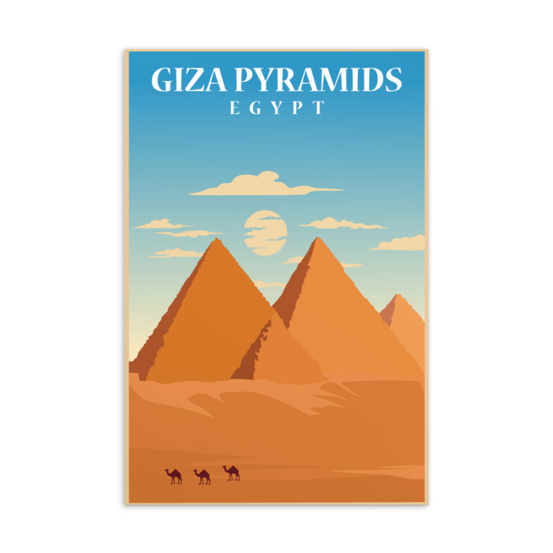 The Great Pyramids Giza Postcard