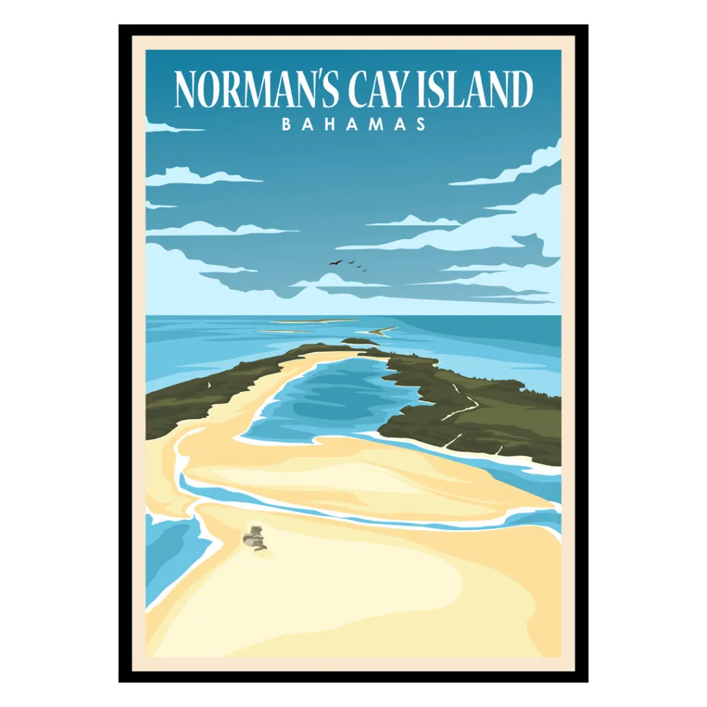 Exuma Poster Exuma Cay Bahamas Poster | Poster Nature: Art Prints