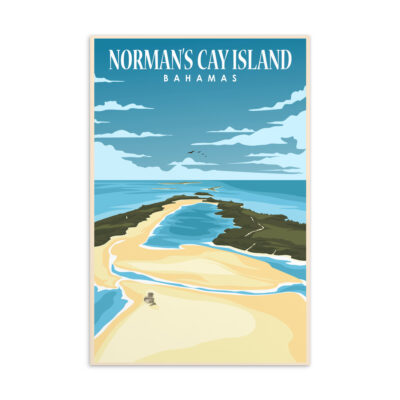 Norman's Cay Island Bahamas Postcard
