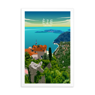 Èze Côte d’Azur Postcard