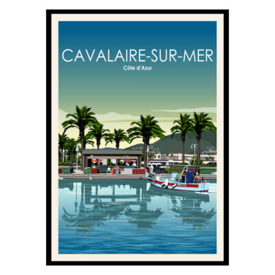 Cavalaire-sur-Mer Côte d’Azur Poster