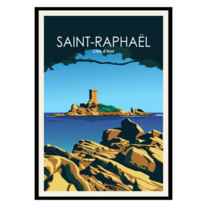 Saint-Raphaël Côte d'Azur Poster