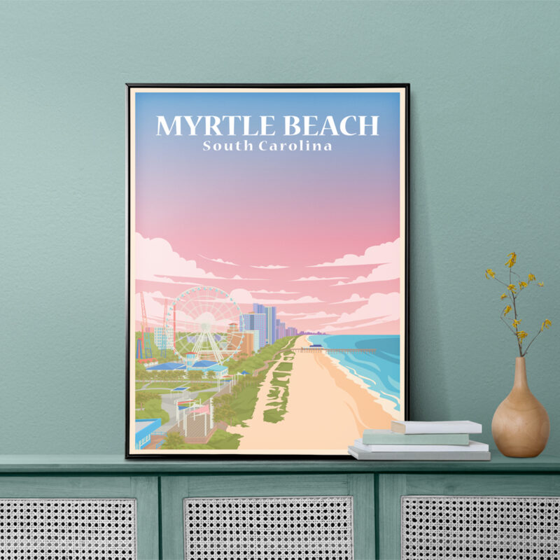 Myrtle Beach South Carolina USA Poster - Image 2