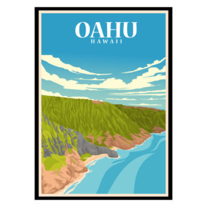 Oahu Hawaii USA Poster