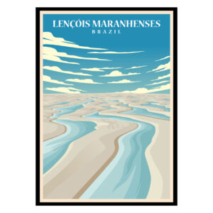 Lencois Maranhenses Brazil Poster
